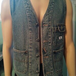 CK Jeans Men's Casual Jean Vest Size L